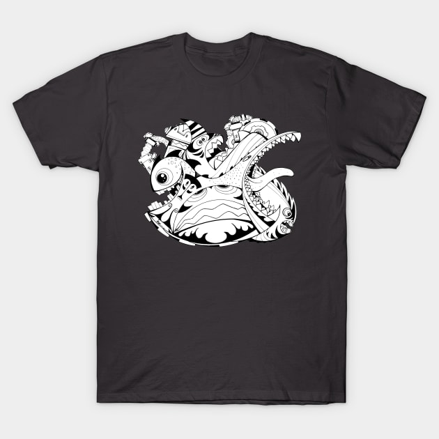 Sharptooth Squiggle T-Shirt by Astonish Factory